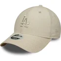 cap-kumer-beige-adjustable-strap-9forty-m-crown-pastel-cord-los-angeles-dodgers-mlb-new-era