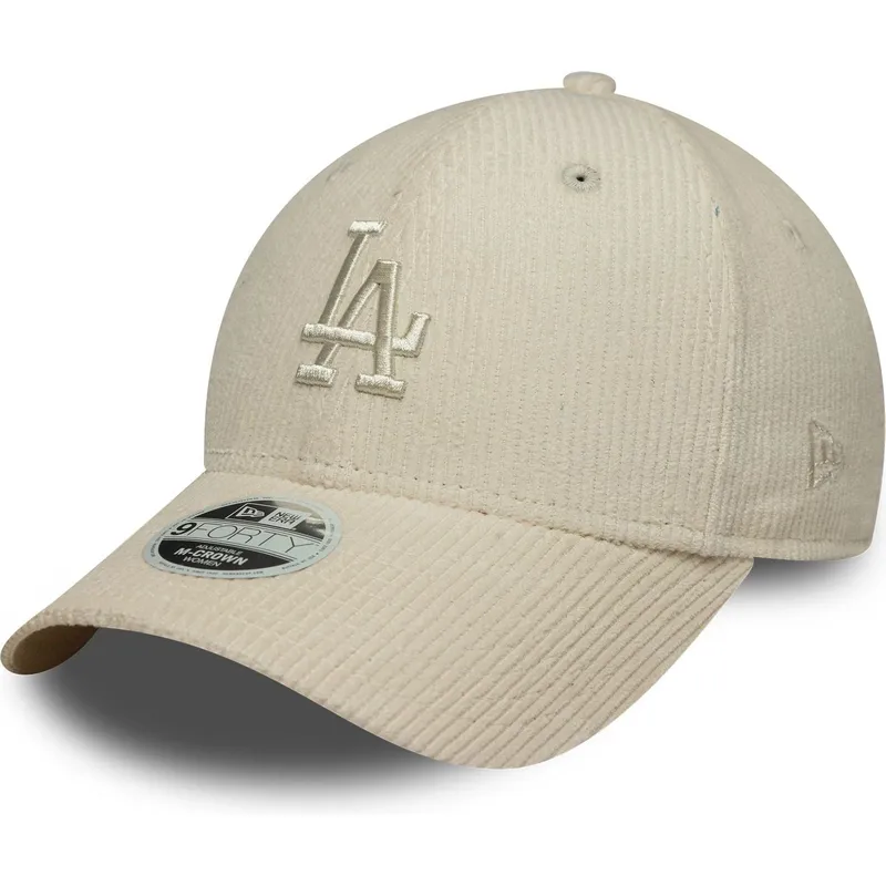 mutsid-kumer-beez-reguleeritav-9forty-m-crown-pastel-cord-los-angeles-dodgers-mlb-new-era