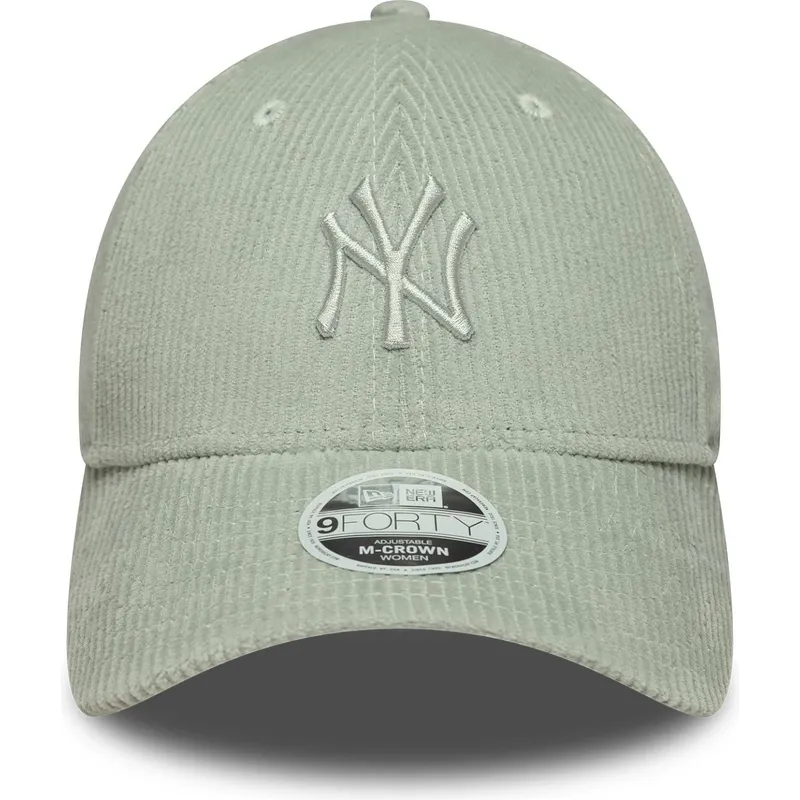 mutsid-kumer-roheline-reguleeritav-9forty-m-crown-pastel-cord-new-york-yankees-mlb-new-era