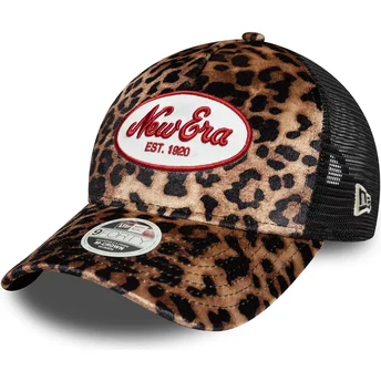 Mütsid kumer leopard snapback 9FORTY A Frame M-Crown New Era