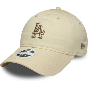 Cap kumer beige adjustable strap 9TWENTY League Essential Midi Los Angeles Dodgers MLB New Era