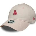 cap-kumer-pink-adjustable-strap-9twenty-washed-mini-los-angeles-dodgers-mlb-new-era