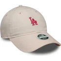 cap-kumer-pink-adjustable-strap-9twenty-washed-mini-los-angeles-dodgers-mlb-new-era