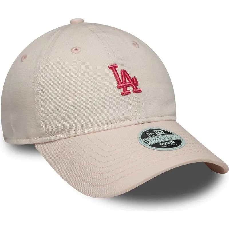 cap-kumer-pink-adjustable-strap-9twenty-washed-mini-los-angeles-dodgers-mlb-new-era