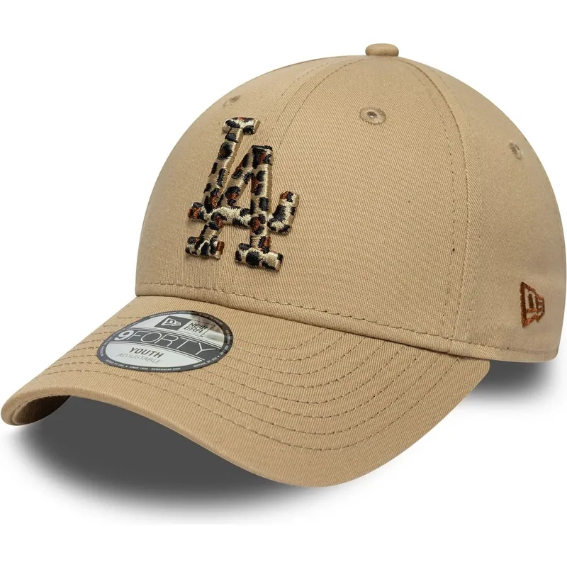 mutsid-kumer-pruun-reguleeritav-lastele-9forty-animal-infill-los-angeles-dodgers-mlb-new-era