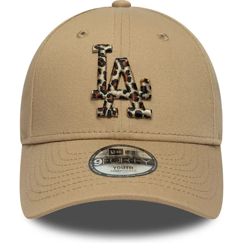 mutsid-kumer-pruun-reguleeritav-lastele-9forty-animal-infill-los-angeles-dodgers-mlb-new-era