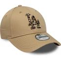 mutsid-kumer-pruun-reguleeritav-lastele-9forty-animal-infill-los-angeles-dodgers-mlb-new-era