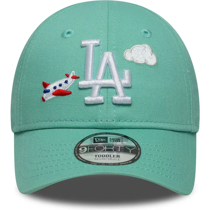 new-era-curved-brim-toddler-9forty-plane-icon-new-york-yankees-mlb-green-adjustable-cap