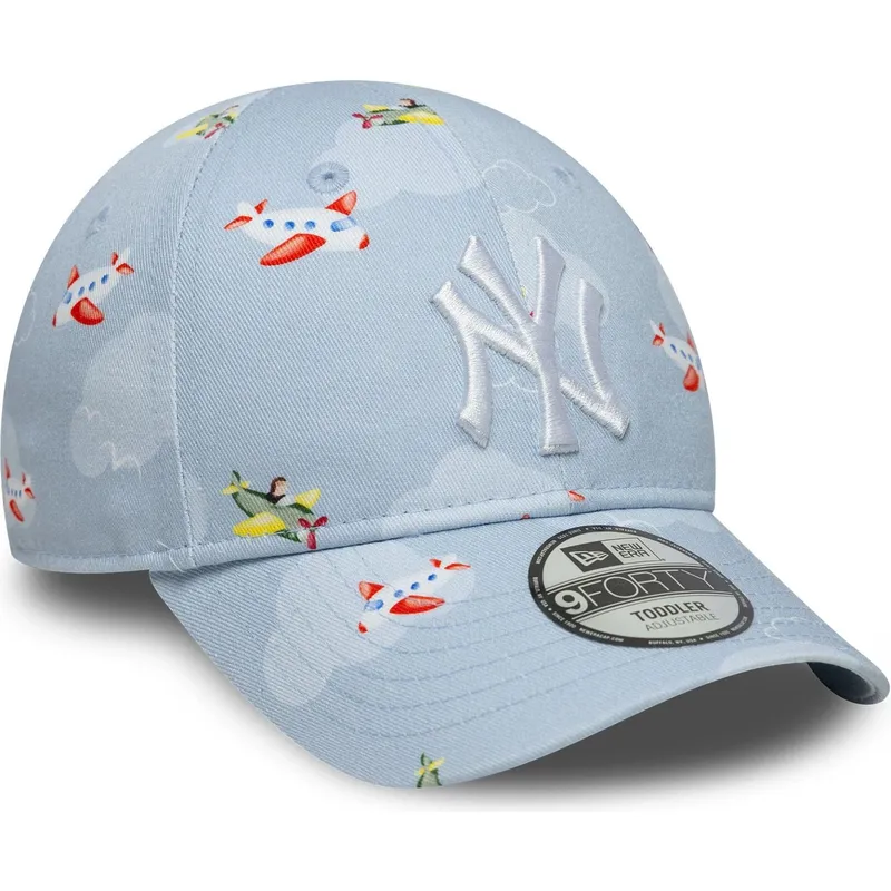 mutsid-kumer-sinine-reguleeritav-lastele-9forty-plane-all-over-print-new-york-yankees-mlb-new-era
