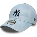 cap-kumer-blue-adjustable-strap-lastele-9twenty-tie-dye-new-york-yankees-mlb-new-era