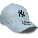 cap-kumer-blue-adjustable-strap-lastele-9twenty-tie-dye-new-york-yankees-mlb-new-era