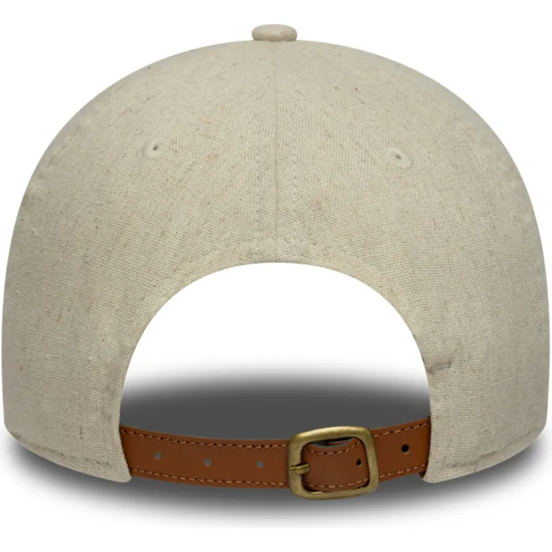 mutsid-kumer-beez-reguleeritav-9twenty-linen-new-york-yankees-mlb-new-era