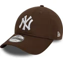 cap-kumer-brown-adjustable-strap-9twenty-league-essential-new-york-yankees-mlb-new-era