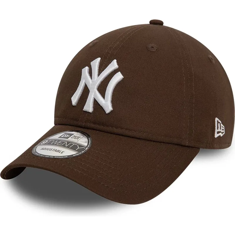cap-kumer-brown-adjustable-strap-9twenty-league-essential-new-york-yankees-mlb-new-era