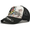 mutsid-kumer-valge-snapback-tattoo-eagle-graphic-ed-hardy