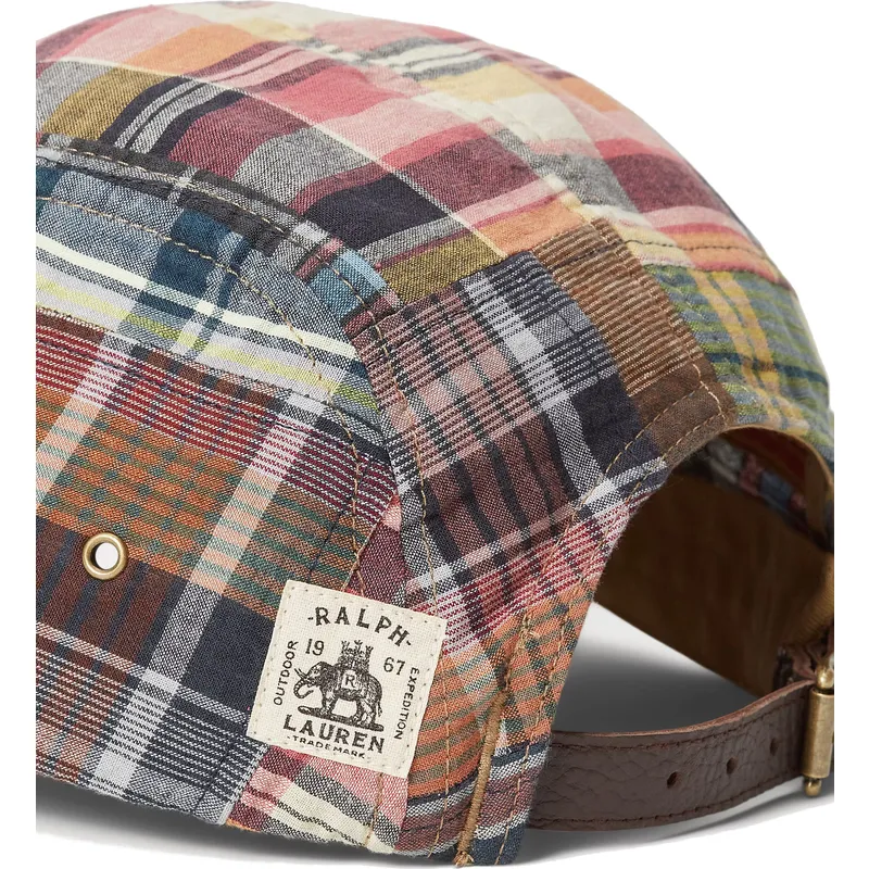 mutsid-kumer-mitmevarviline-reguleeritav-patchwork-madras-polo-ralph-lauren mutsid-kumer-mitmevarviline-reguleeritav-patchwork-madras-polo-ralph-lauren