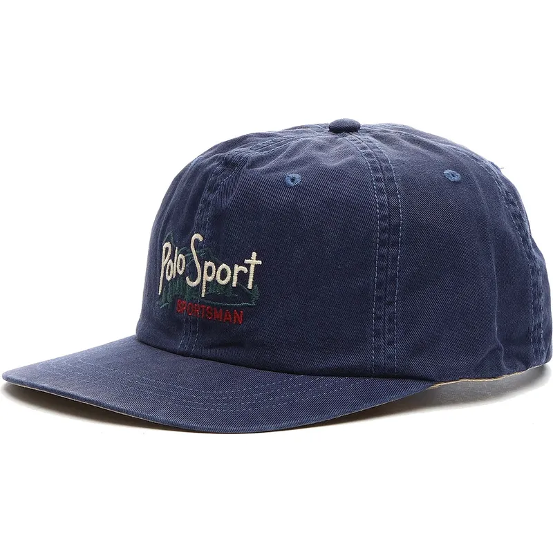 polo-ralph-lauren-curved-brim-classic-sport-twill-woven-navy-blue-adjustable-cap