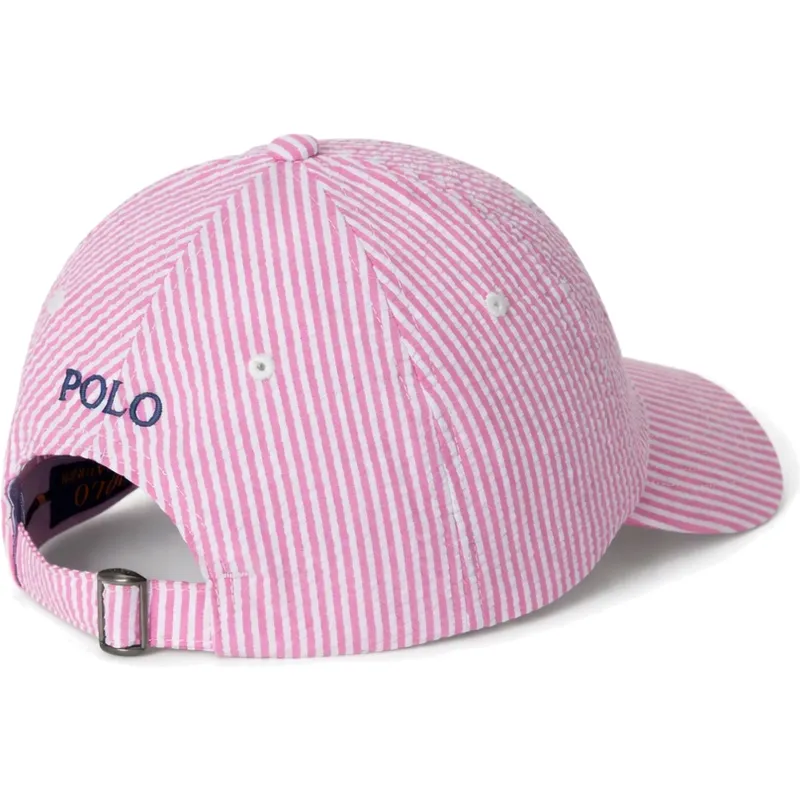 mutsid-kumer-roosa-reguleeritav-stretch-seersucker-polo-ralph-lauren