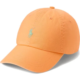 Mütsid kumer oranž reguleeritav Classic Sport Twill Polo Ralph Lauren