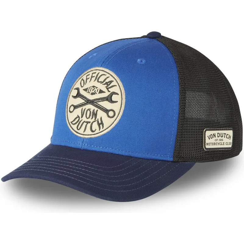 von-dutch-sem11-blue-and-black-trucker-hat