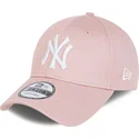 mutsid-kumer-roosa-reguleeritav-rihm-claro-9forty-league-essential-new-york-yankees-mlb-new-era