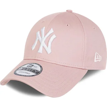 Cap kumer pink adjustable strap claro 9FORTY League Essential New York Yankees MLB New Era