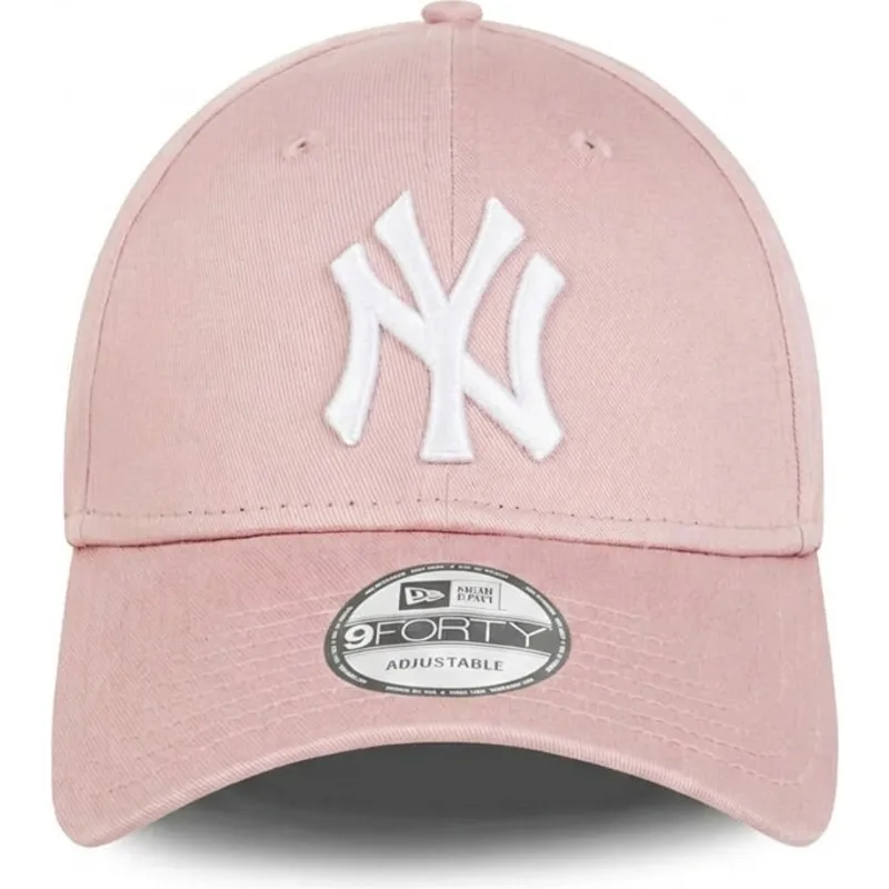 mutsid-kumer-roosa-reguleeritav-rihm-claro-9forty-league-essential-new-york-yankees-mlb-new-era