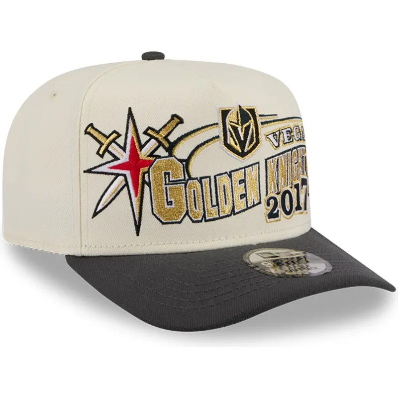 cap-kumer-beige-snapback-9fifty-a-frame-classic-vegas-golden-knights-nhl-new-era