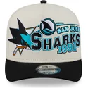 mutsid-kumer-beez-snapback-9fifty-a-frame-classic-san-jose-sharks-nhl-new-era