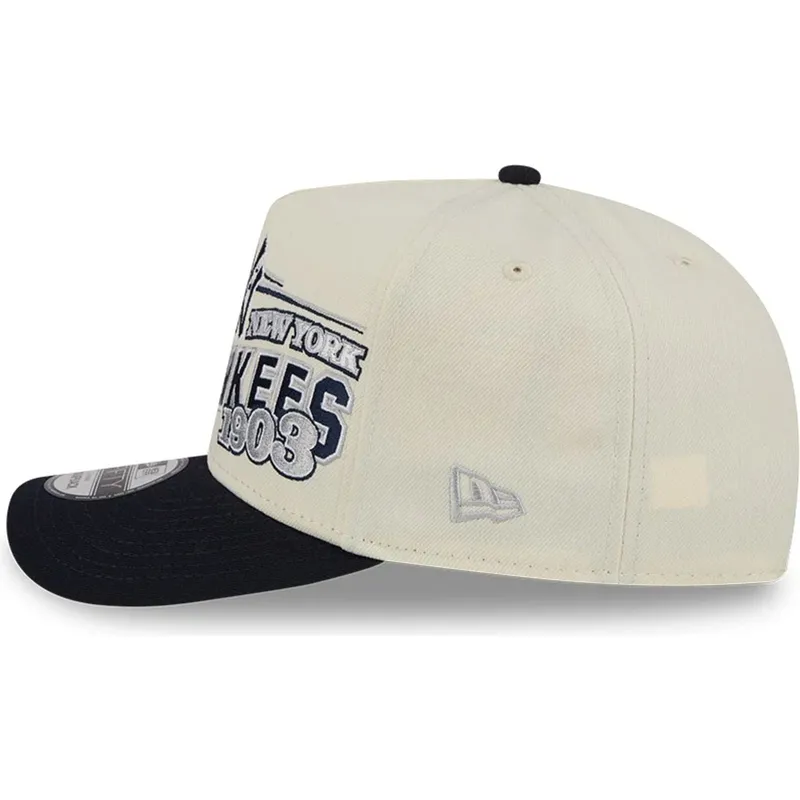 cap-kumer-beige-snapback-9fifty-a-frame-classic-new-york-yankees-mlb-new-era cap-kumer-beige-snapback-9fifty-a-frame-classic-new-york-yankees-mlb-new-era