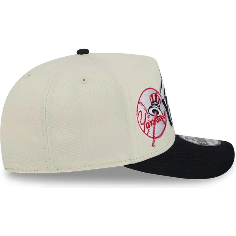 cap-kumer-beige-snapback-9fifty-a-frame-classic-new-york-yankees-mlb-new-era cap-kumer-beige-snapback-9fifty-a-frame-classic-new-york-yankees-mlb-new-era
