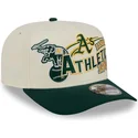 cap-kumer-beige-snapback-9fifty-a-frame-classic-oakland-athletics-mlb-new-era