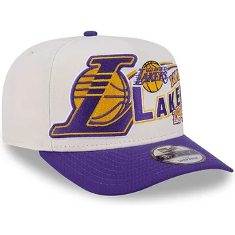 Cap kumer beige snapback 9FIFTY A Frame Classic Los Angeles Lakers NBA New Era