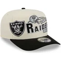 cap-kumer-beige-snapback-9fifty-a-frame-classic-las-vegas-raiders-nfl-new-era