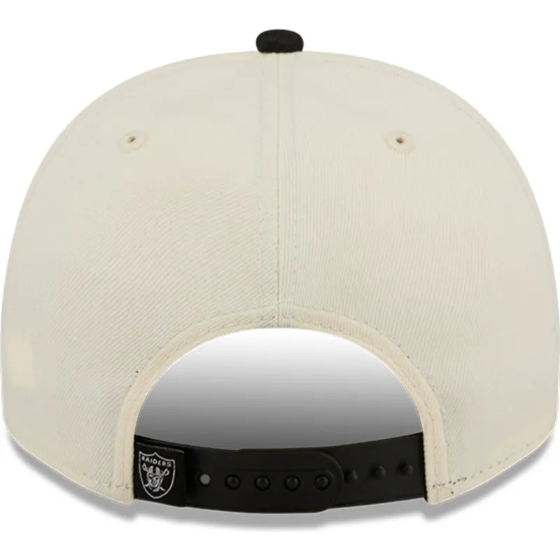cap-kumer-beige-snapback-9fifty-a-frame-classic-las-vegas-raiders-nfl-new-era