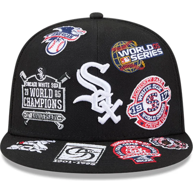new-era-flat-brim-59fifty-all-over-logos-chicago-white-sox-mlb-black-fitted-cap