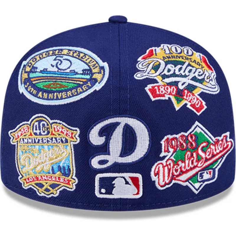 new-era-flat-brim-59fifty-all-over-logos-los-angeles-dodgers-mlb-blue-fitted-cap