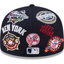 new-era-flat-brim-59fifty-all-over-logos-new-york-yankees-mlb-navy-blue-fitted-cap