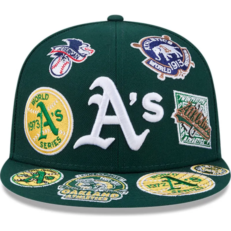 mutsid-lame-roheline-liibuv-59fifty-all-over-oakland-athletics-mlb-new-era