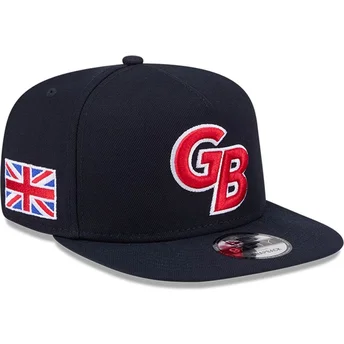 Mütsid lame meresinine snapback 9FIFTY A Frame Great Britain 2026 World Baseball Classic World Baseball Classic New Era