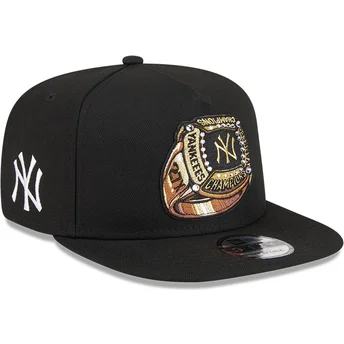 Cap lame black snapback 9FIFTY A Frame Ring New York Yankees MLB New Era