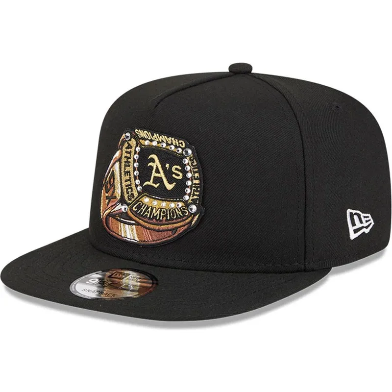 cap-lame-black-snapback-9fifty-a-frame-ring-oakland-athletics-mlb-new-era
