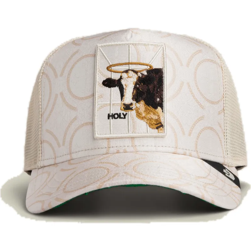 mutsid-kumer-veok-valge-snapback-vaca-holy-cow-religulous-the-farm-the-farm-de-goorin-bros