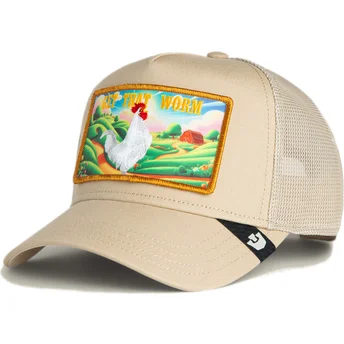 Mütsid kumer veok beež snapback gallo Get That Worm Greener Grass The Farm The Farm de Goorin Bros.