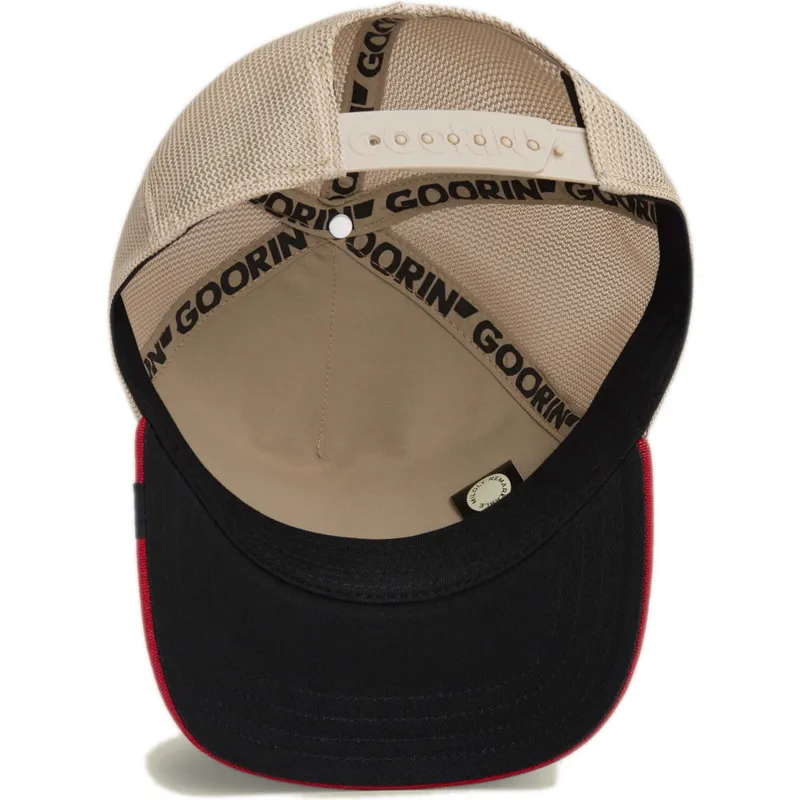 mutsid-kumer-veok-punane-snapback-vaca-moove-the-needle-greener-grass-the-farm-the-farm-de-goorin-bros