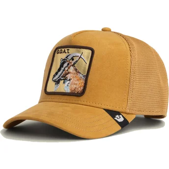Mütsid kumer veok pruun snapback cabra Golden Goat...