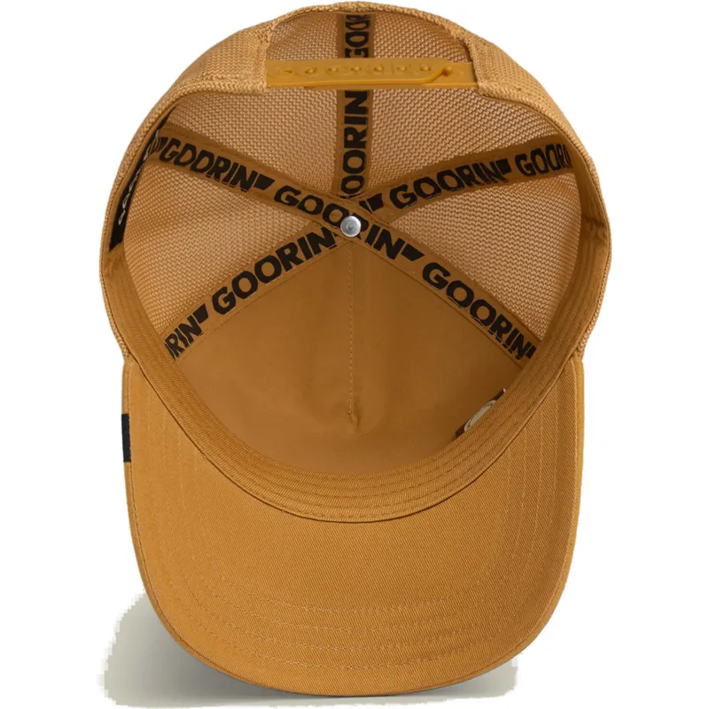 mutsid-kumer-pruun-snapback-golden-goat-metallic-the-farm-goorin-bros