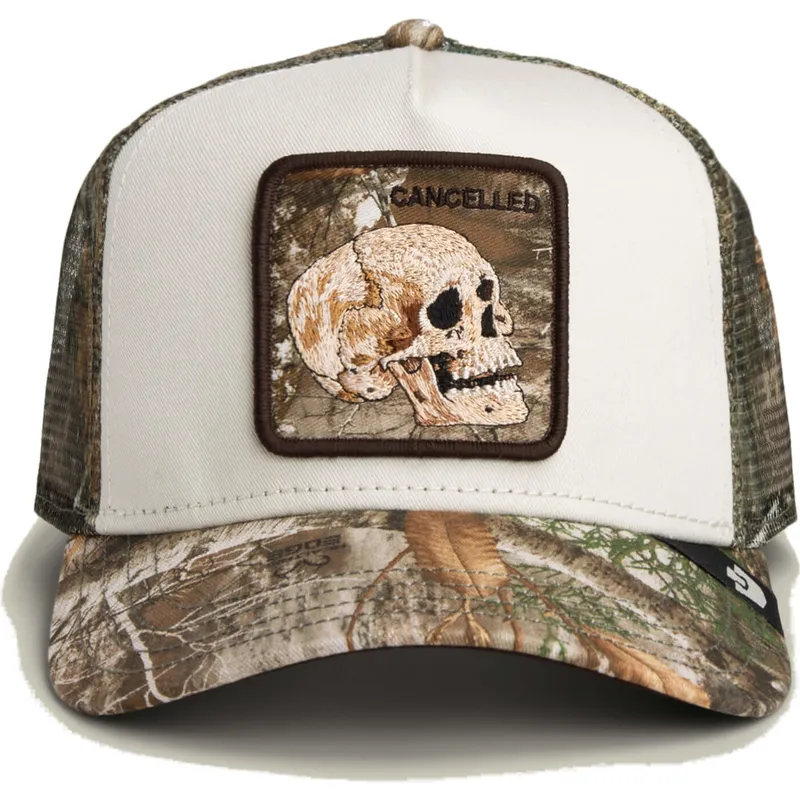 mutsid-kumer-kamuflaaz-snapback-realtree-edge-cancelled-skull-the-farm-goorin-bros