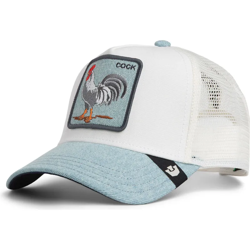 mutsid-kumer-veok-sinine-snapback-cock-denim-rooster-the-farm-the-farm-de-goorin-bros