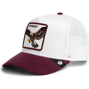 Mütsid kumer veok punane snapback Represent Microsuede Eagle The Farm Goorin Bros.